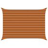 vidaXL Sun Shade Sail Orange and Brown 3,5 x 2,5 m