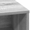 vidaXL LED Sideboard Grey Sonoma 71 x 34.5 x 75 cm Engineered Wood
