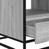vidaXL Coffee Table Grey Sonoma 100x50x45 cm Engineered Wood and Metal