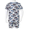 Kids' Pyjamas with Short Sleeves Grey 104