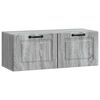 vidaXL Wall-Mounted TV Cabinet Grey Sonoma 78.5 x 31 x 30 cm