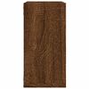 vidaXL Wall Cube Shelves 4 pcs Brown Oak 30x15x30 cm