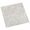 vidaXL Flooring Planks White and Wood 5.11 m&sup2; 55 pcs PVC