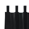 vidaXL Blackout Curtains 2 pcs Black 140 x 225 cm Velvet