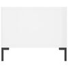 vidaXL Coffee Table High Gloss White 90x50x40 cm Engineered Wood