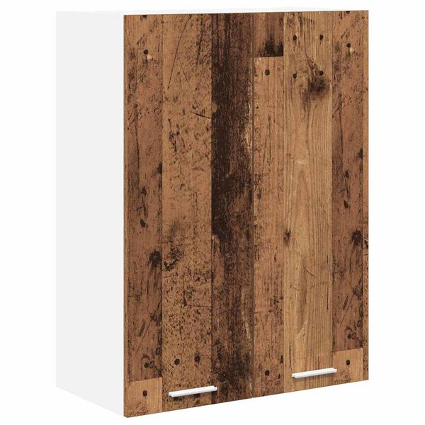 vidaXL Hanging Cabinet Old Wood 60 x 31 x 80 cm Engineered Wood