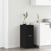 vidaXL Apothecary Cabinet Black oak 30 x 41 x 77.5 cm Engineered wood