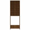 vidaXL Washing Machine Cabinet Brown Oak 64x24x190 cm