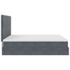 vidaXL Ottoman Bed with Mattresses Dark Grey 180x200cm Velvet