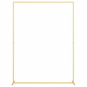 vidaXL Wedding Arch Gold 150 x 49.5 x 200 cm Steel