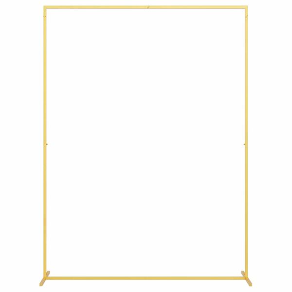 vidaXL Wedding Arch Gold 150 x 49.5 x 200 cm Steel
