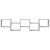 vidaXL Wall Cube Shelf 5 Compartments Grey Sonoma Engineered Wood