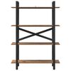 vidaXL Bookshelf Old Wood 100 x 33.5 x 140 cm Engineered Wood