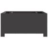 vidaXL Fire Pit Black 60 x 60 x 30 cm Steel