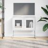 vidaXL TV Cabinet White 68x39x60.5 cm Cold-rolled Steel