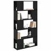 vidaXL TV Cabinet Set Black 80 x 24 x 156 cm Engineered Wood