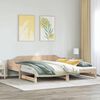 vidaXL Daybed with Trundle without Mattress 80x200 cm Solid Wood