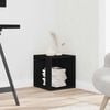 vidaXL Side Table Black 33x33x34,5 cm Engineered Wood
