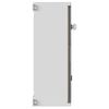 vidaXL Control Cabinet Grey 50 x 22 x 60 cm ABS Plastic