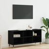 vidaXL TV Cabinet Black Oak 103.5 x 30 x 50 cm Engineered Wood
