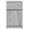 vidaXL Bedside Cabinets 2 pcs Grey Sonoma 39x35x65 cm Engineered Wood