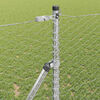 vidaXL Fence Post Silver 25 x 1.2 m (36 mm mesh) Steel