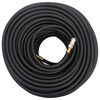 vidaXL Hybrid Air Hose Black 0.6" 20 m Rubber and PVC