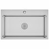 vidaXL Handmade Kitchen Sink Stainless Steel