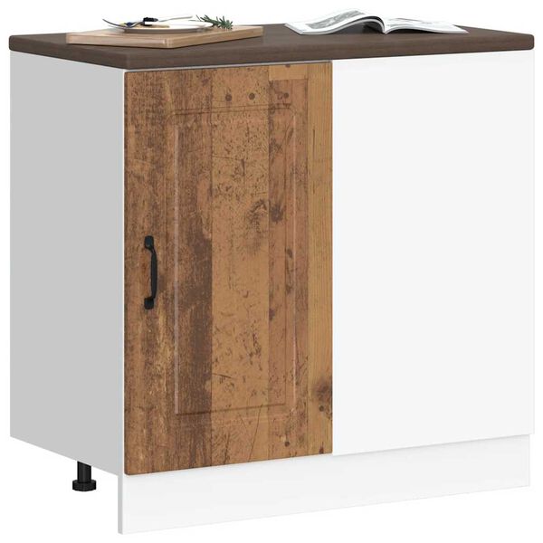 vidaXL Kitchen Base Cabinet Kalmar Old Wood Engineered Wood