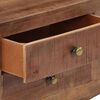 vidaXL TV Cabinet 110x30x40 cm Rough Mango Wood
