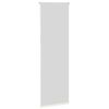 vidaXL Roller Blind Blackout Off White 55x130 cm Fabric Width 50.7 cm Polyester