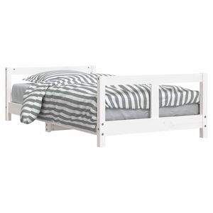 vidaXL Kids Bed Frame White 80x160 cm Solid Wood Pine