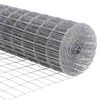 vidaXL Fence with Post Silver 0.6 x 50 m Steel