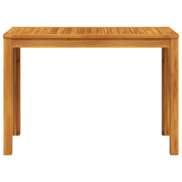 vidaXL Garden Dining Table 110x55x75 cm Solid Wood Acacia