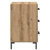 vidaXL Bedside Cabinet Artisan Oak 40 x 40 x 66 cm Engineered Wood