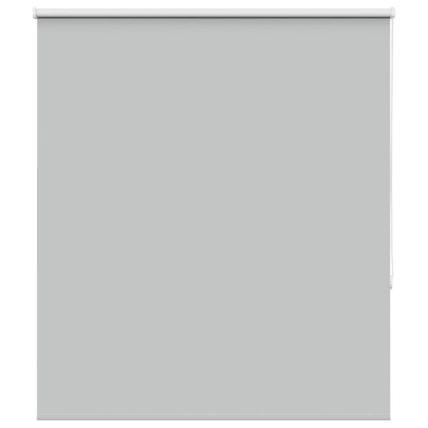 vidaXL Roller Blind Blackout Light Grey 140x130 cm Fabric Width 136.6 cm Polyester