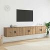 vidaXL Wall-mounted TV Cabinet Set 3 pcs Artisan Oak 80 x 34.5 x 40 cm