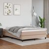vidaXL Pocket Spring Bed Mattress Medium Cappuccino 140x190x20 cm Faux Leather