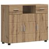 vidaXL Wooden Cabinet Artisan Oak Engineered Wood