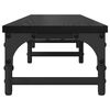 vidaXL Monitor Stand Black Oak 105 x 23 x 15.5 cm Engineered Wood