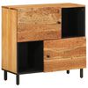 vidaXL Side Cabinet 80x33x75 cm Solid Wood Acacia