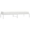 vidaXL Metal Bed Frame without Mattress White 80x200cm