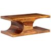 vidaXL Coffee Table Solid Acacia Wood 90x50x35 cm