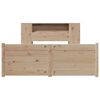 vidaXL Bookcase Bed without Mattress 140x190cm Solid Wood Pine