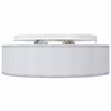 vidaXL Ceiling Lamp with Spotlights Grey 38 x 38 x 13.5 cm Fabric