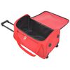 vidaXL 3 Piece Luggage Set Red