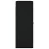 vidaXL Wall Mounted Cabinet Black 69.5x34x90 cm