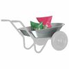 vidaXL Wheelbarrow Tray Replacement Silver 90 x 63 x 28 cm