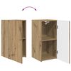vidaXL TV Cabinet Set Wall-mounted 2 pcs Artisan Oak Engineered Wood