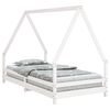 vidaXL Kids Bed Frame White 90x190 cm Solid Wood Pine